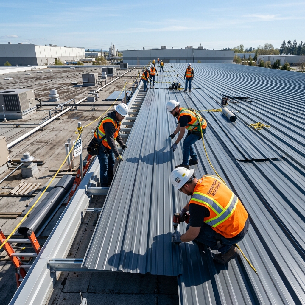 Metal Retrofit Over Existing Roof