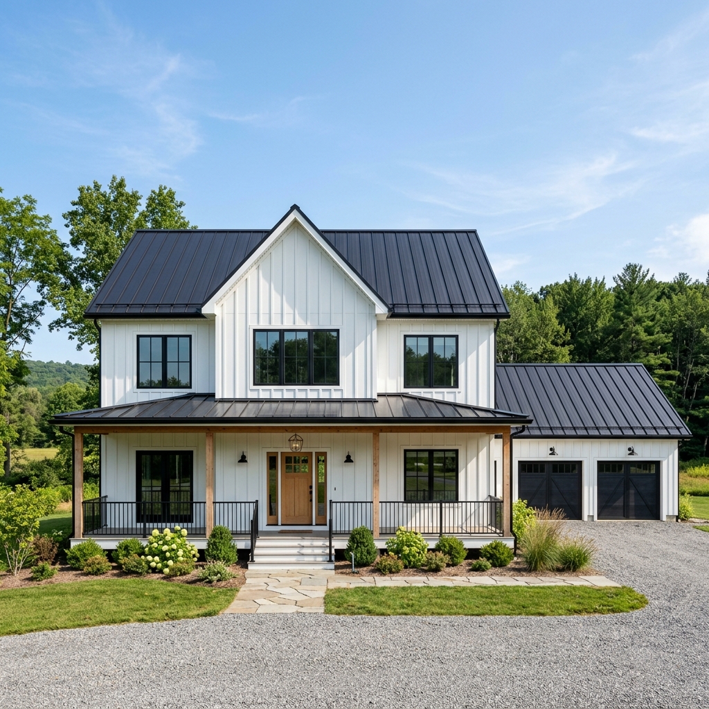 Standing Seam Modern Farmhouse
